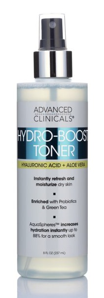 Advanced Clinicals Hyaluronic Acid + Aloe Vera Hydro Boost Toner