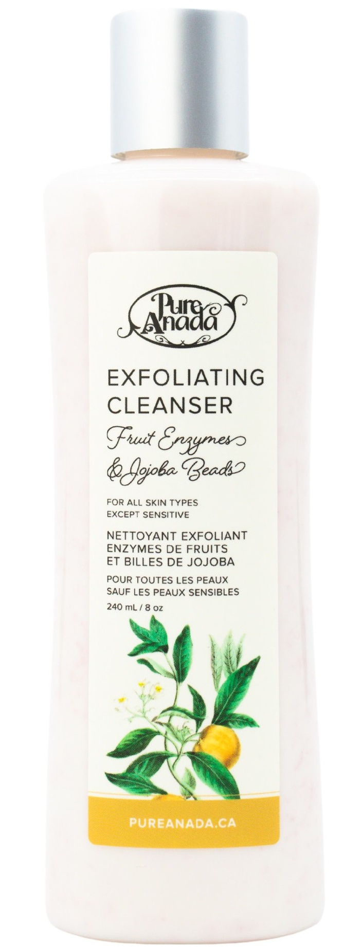 Pure Anada Exfoliating Cleanser - Fruit Enzyme & Jojoba Beads