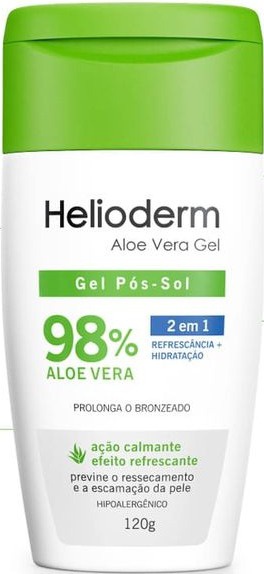 Helioderm Gel Hidratante Pós Sol Helioderm Aloe Vera