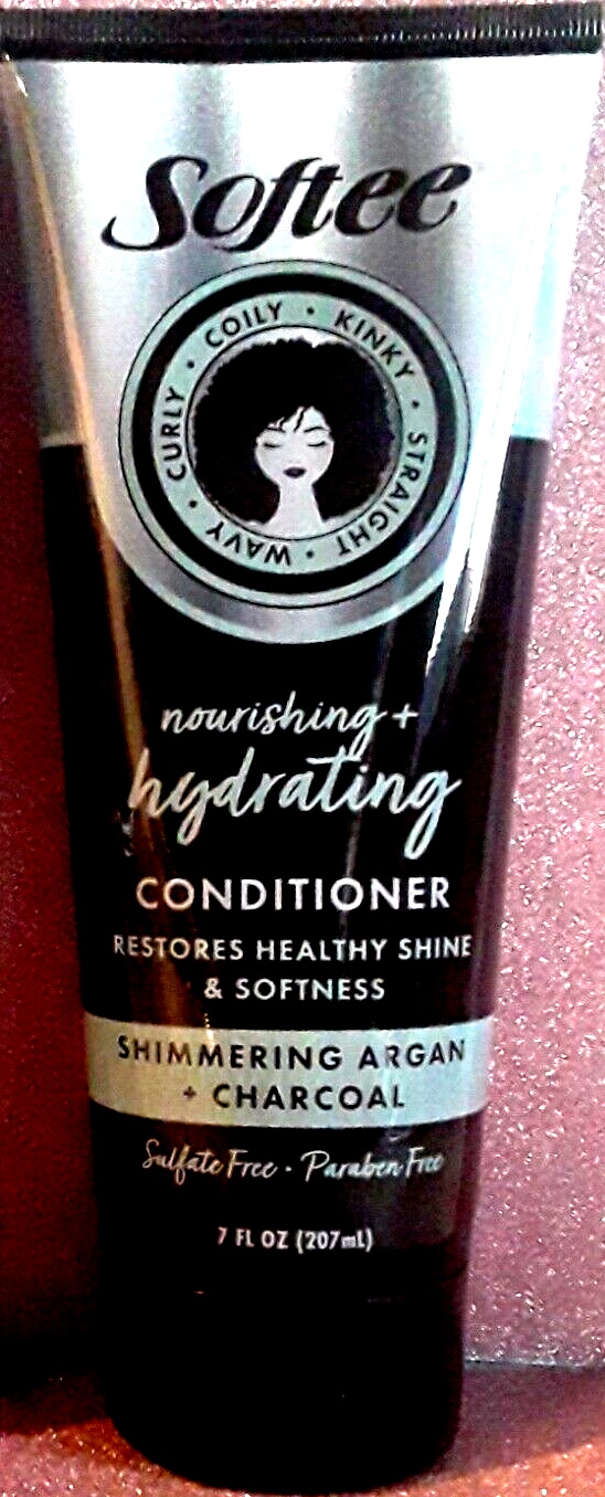 Softee Shimmering Argan + Charcoal Conditioner