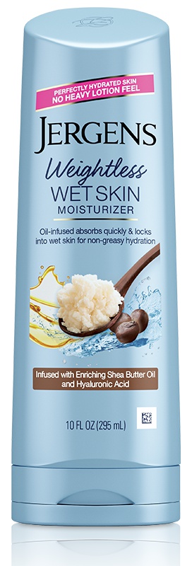 JERGENS Wet Skin Body Moisturizer With Oil, Basic, Shea Butter