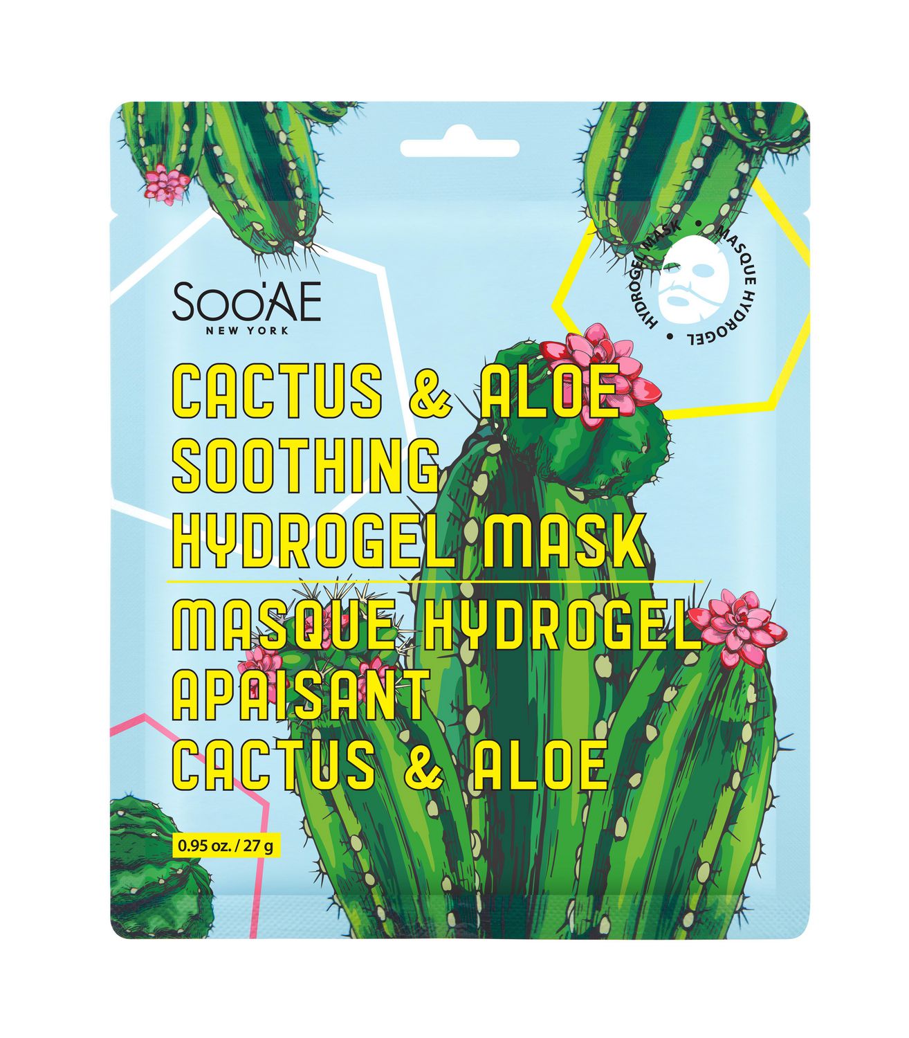 Soo'Ae Cactus & Aloe Soothing Hydrogel Mask