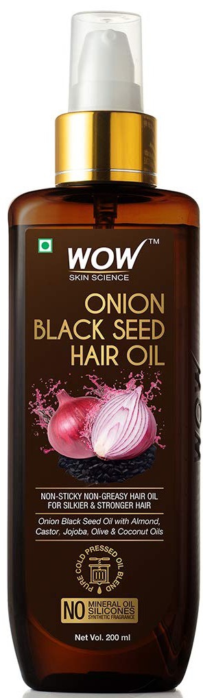 WOW skin science Onion Black Seed Hair Oil