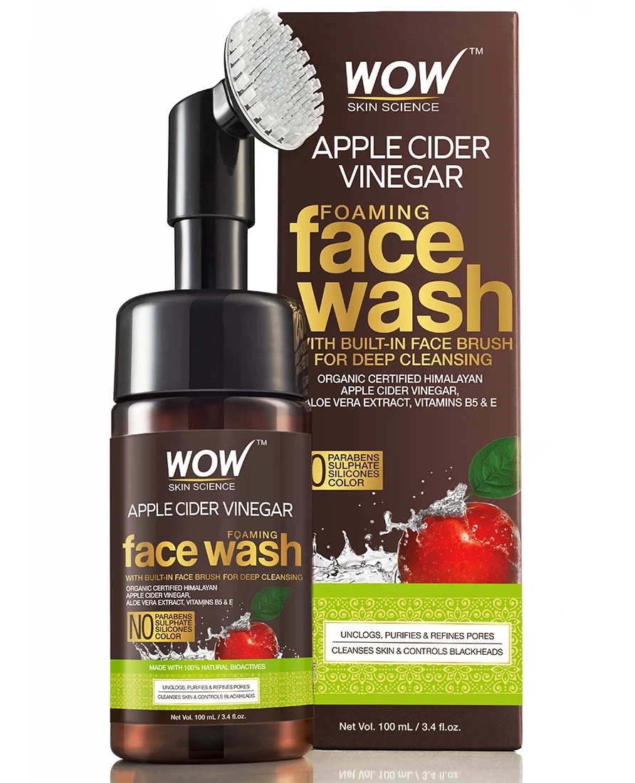 WOW skin science Apple Cider Vinegar Foaming Face Wash