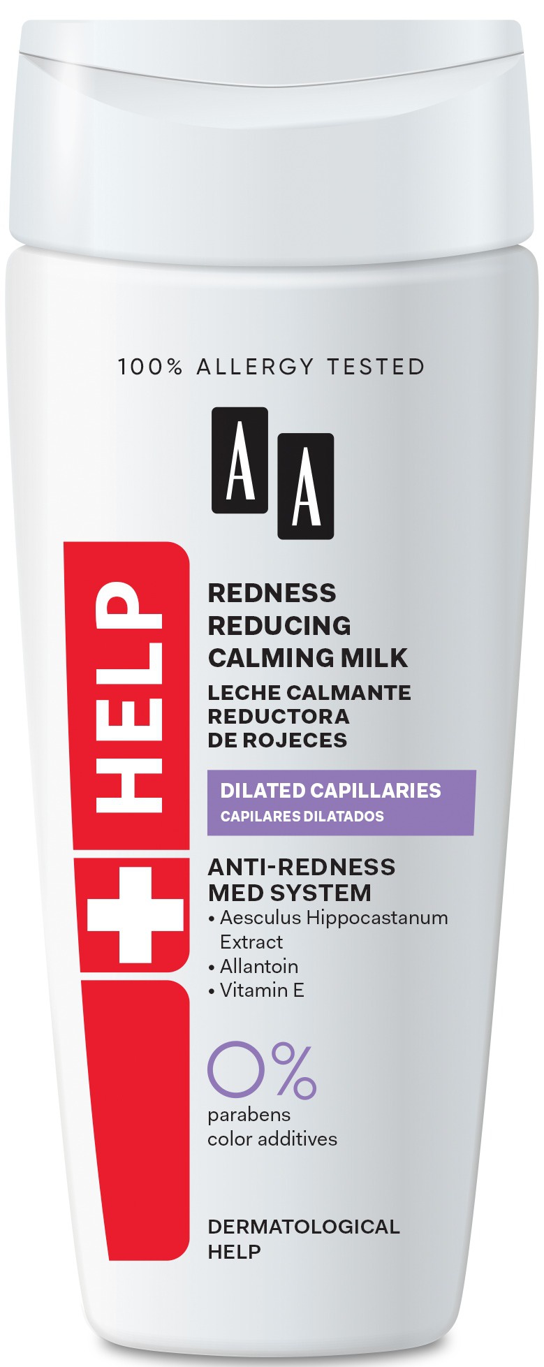 AA Help Anti-Redness Med System Soothing Milk