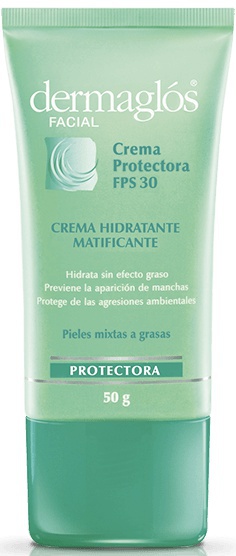 Dermaglós Crema Protectora Facial Con FPS 30