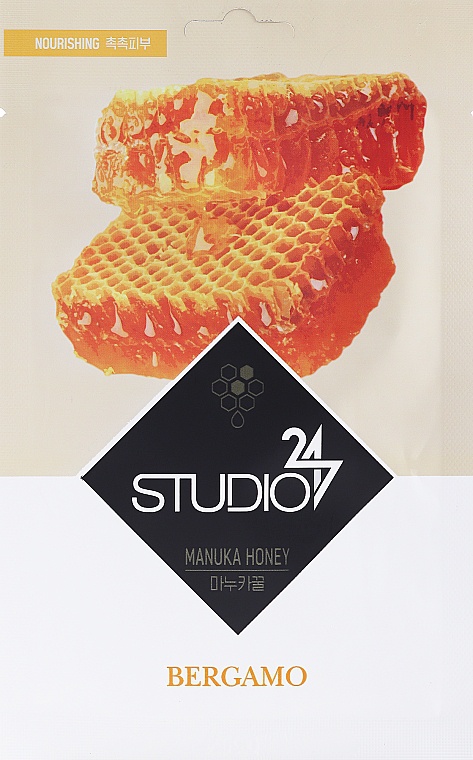 Bergamo Studio 24/7 Manuka Honey Sheet Mask