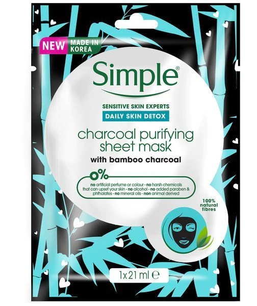 Simple Charcoal Purifying Sheet Mask