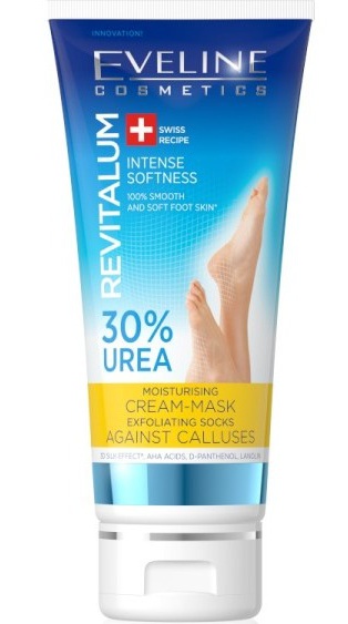 Eveline Revitalum 30% Urea Moisturising Cream-mask Exfoliating Socks Against Calluses