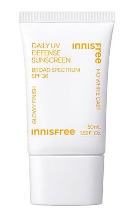 innisfree Daily UV Defense Invisible Broad Spectrum SPF 36 Sunscreen