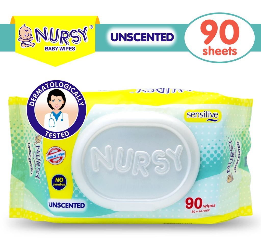 Nursy Unscented Baby Wipes