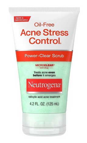 Neutrogena Oil-Free Acne Stress Control Power Clear Face Scrub