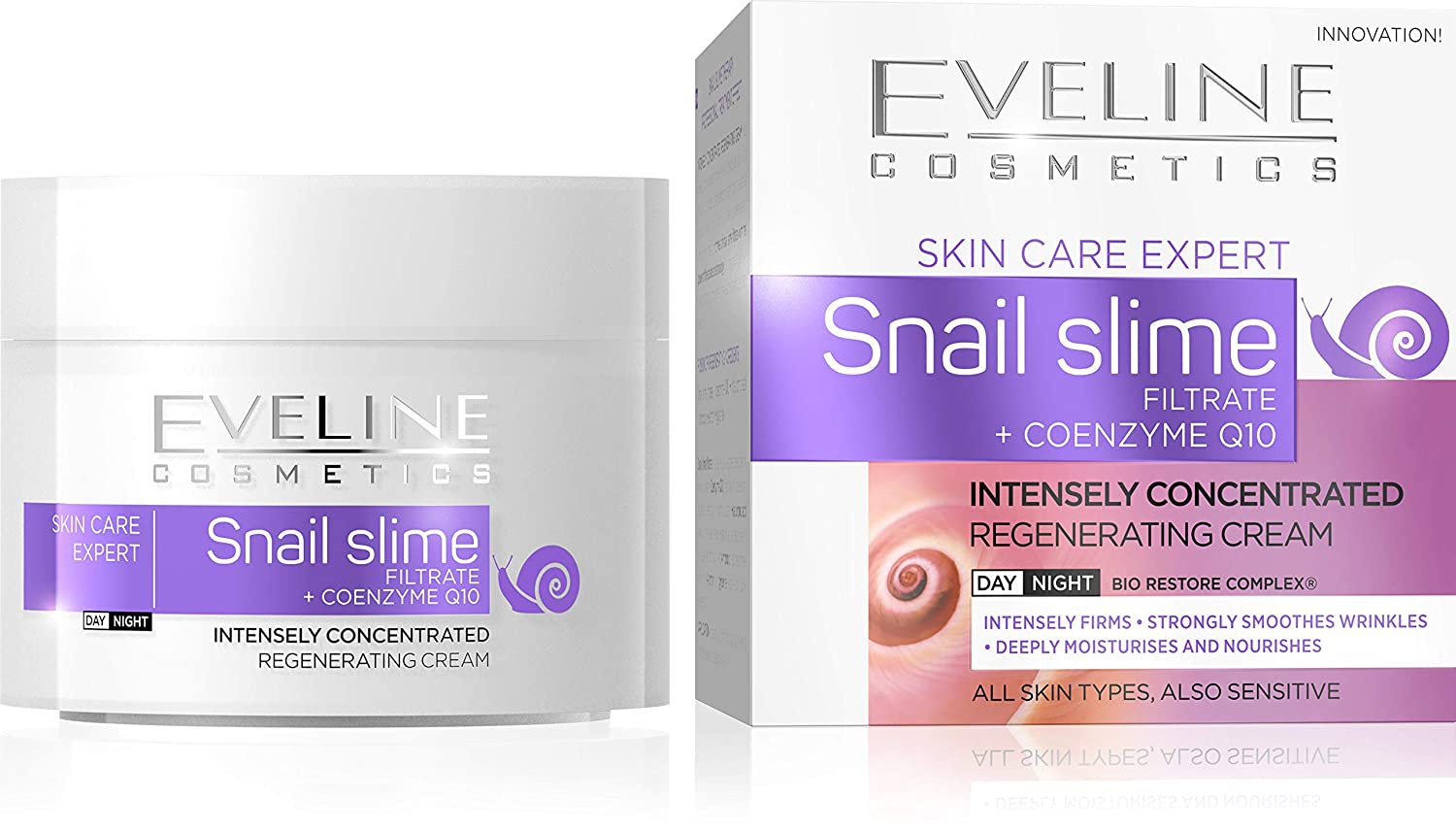 Eveline Cosmetics Snail Slime Day and Night Cream ingredients (Explained)