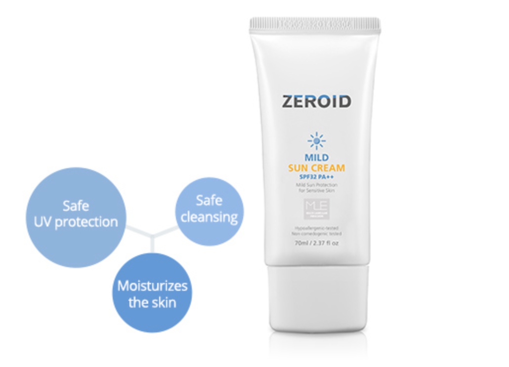 Zeroid Mild Sun Cream Spf32 Pa++