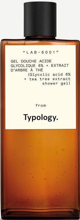 Typology Anti-blemish Shower Gel Glycolic Acid 6% + Tea Tree Extract