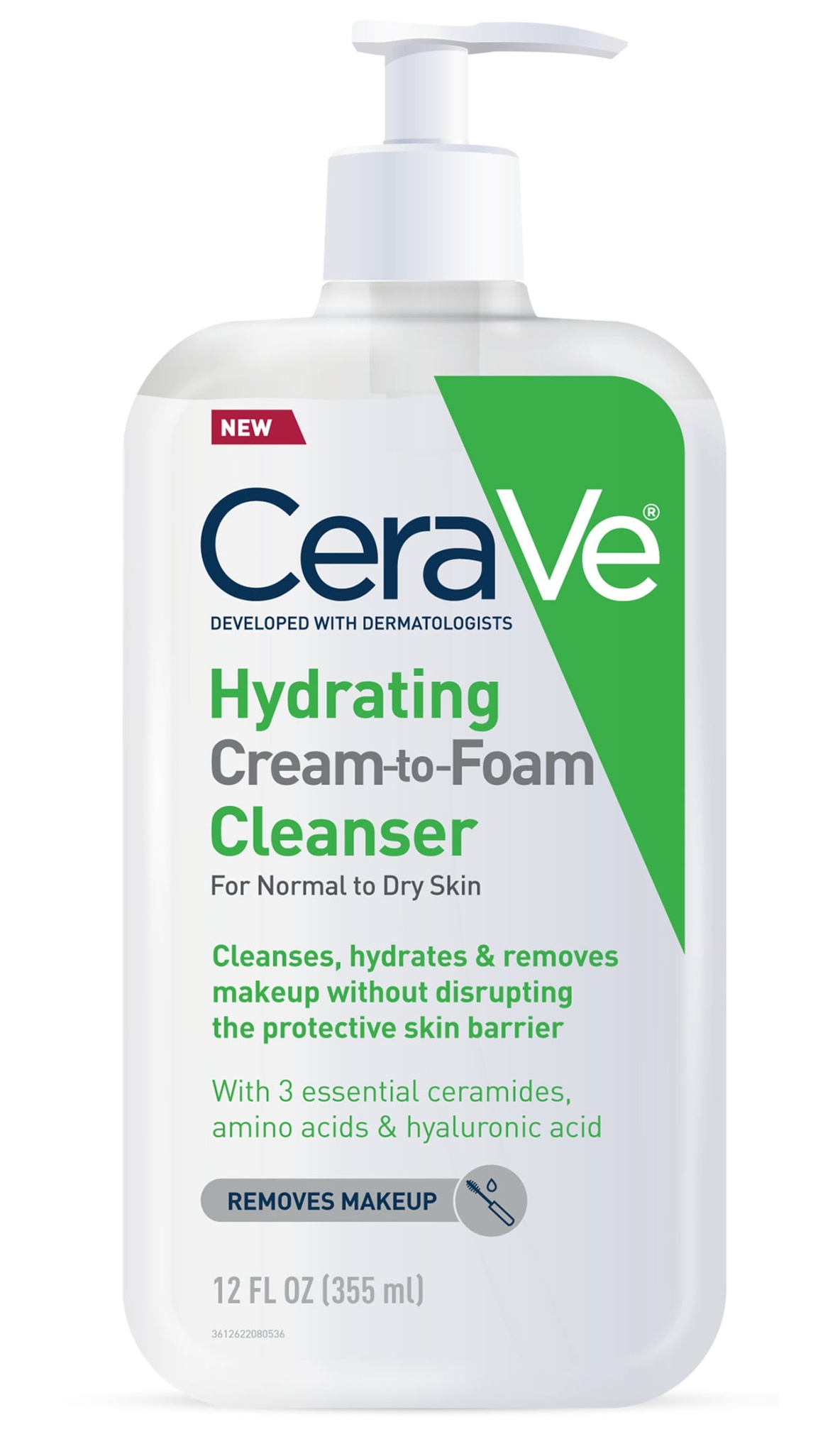 CeraVe Hydrating Cream To Foam Cleanser