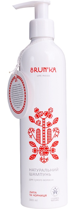 Brun'ka Natural Shampoo Linden And Blueberry For Dry Hair