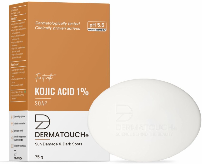 Dermatouch Kojic Acid 1% Soap With Glutathione