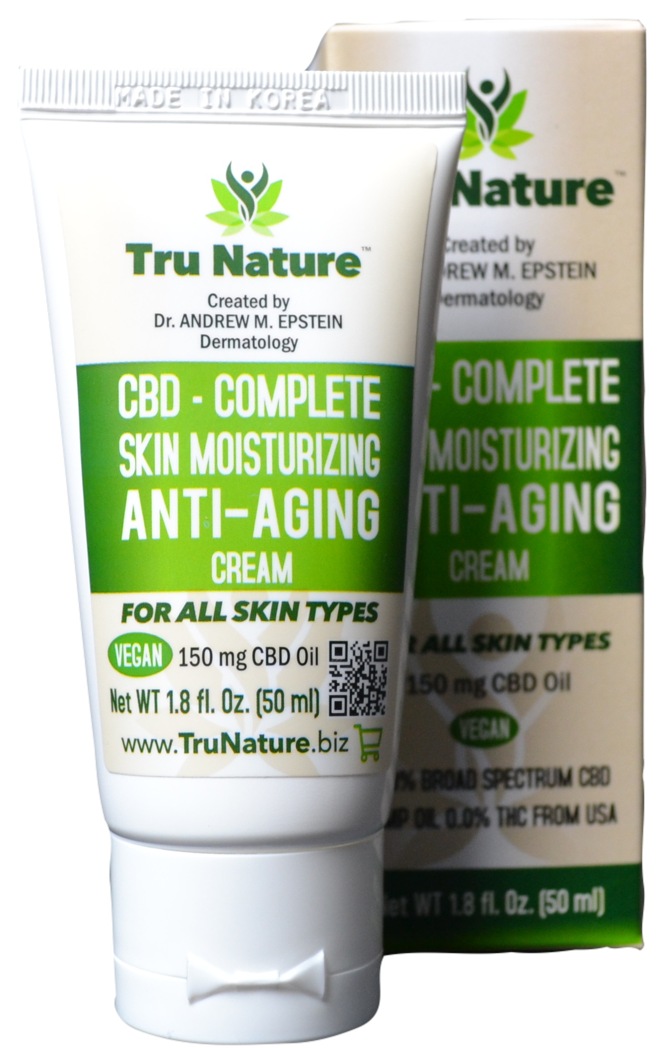 Tru Nature CBD- Complete Skin Moisturizing Anti-aging Cream