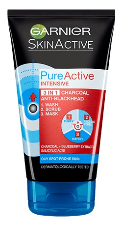 Garnier  Pure Active Charcoal 3-in-1
