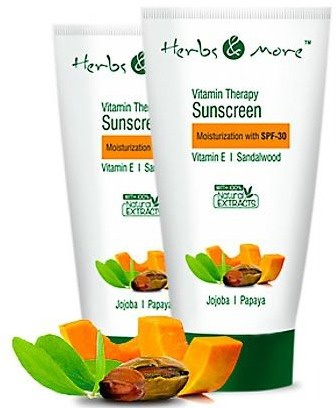 Herbs and More Vitamin Therapy Sunscreen