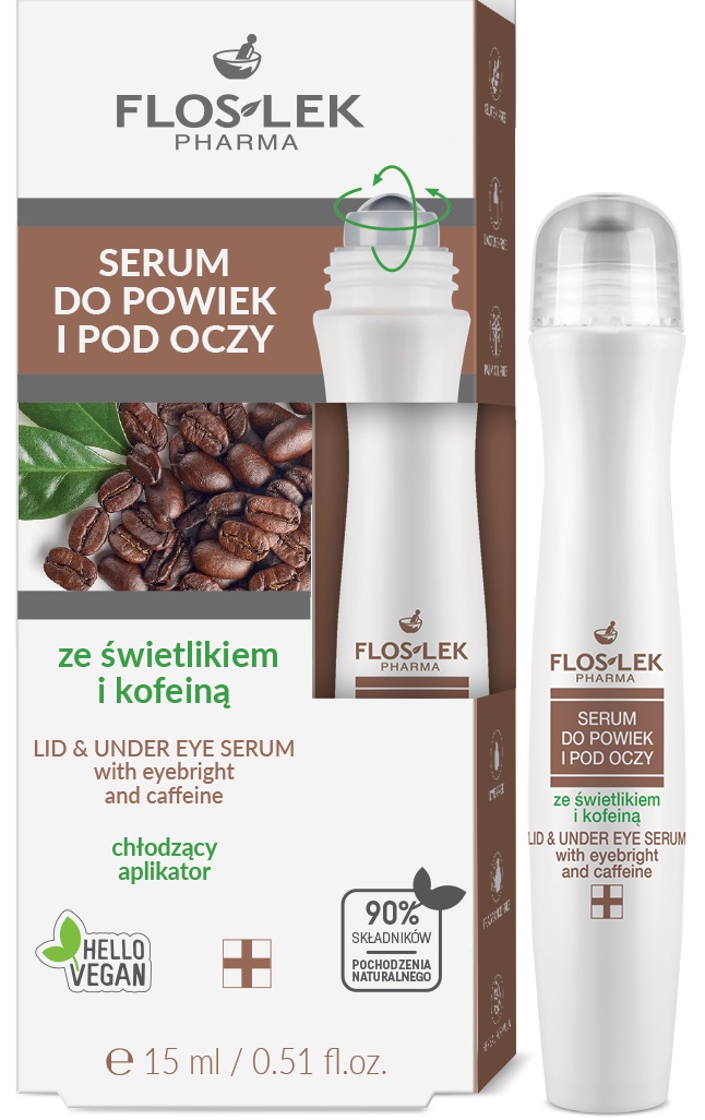 Floslek Lid & Under Eye Serum With Eyebright And Caffeine ingredients ...