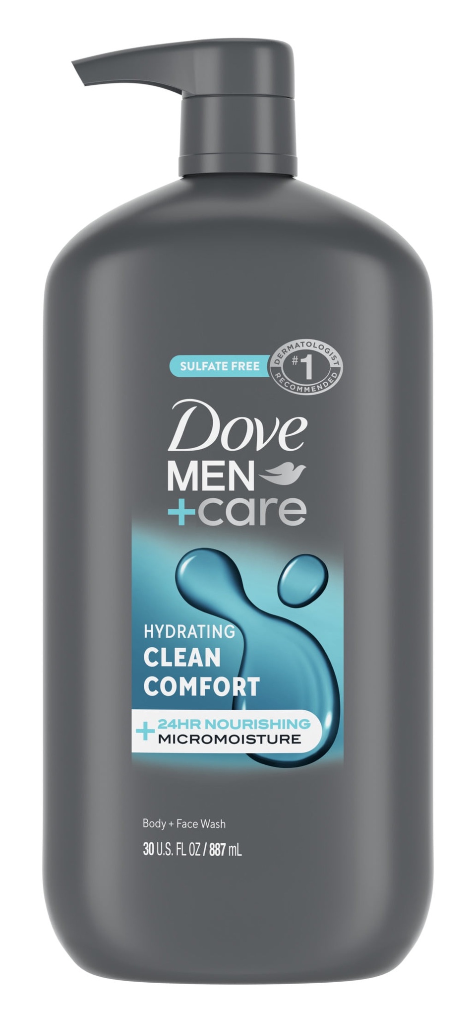 Dove Men+care Clean Comfort Body + Face Wash