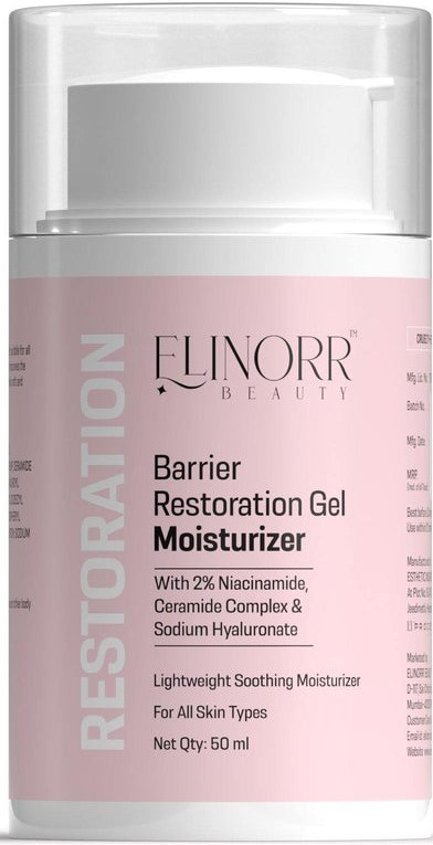 Elinorr Beauty Barrier Restoration Gel Moisturiser Lightweight