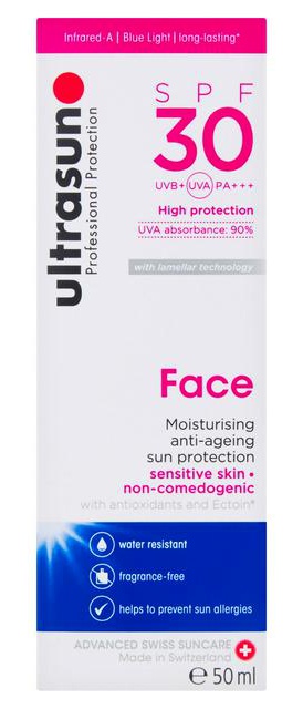 Ultrasun Professional Protection Face Anti-Ageing 30 High SPF