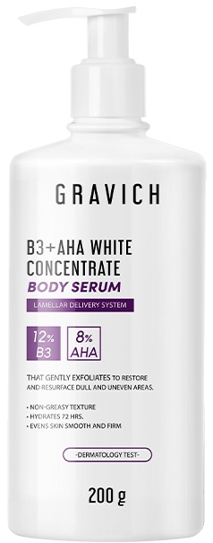 GRAVICH B3+ AHA White Concentrate Body Serum