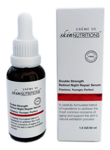 Crème De Skin Nutritions Double Strength- Retinol Night Repair Serum