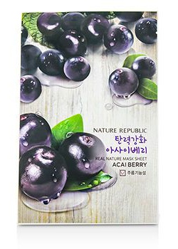 Nature Republic Real Nature Mask Sheet Acai Berry