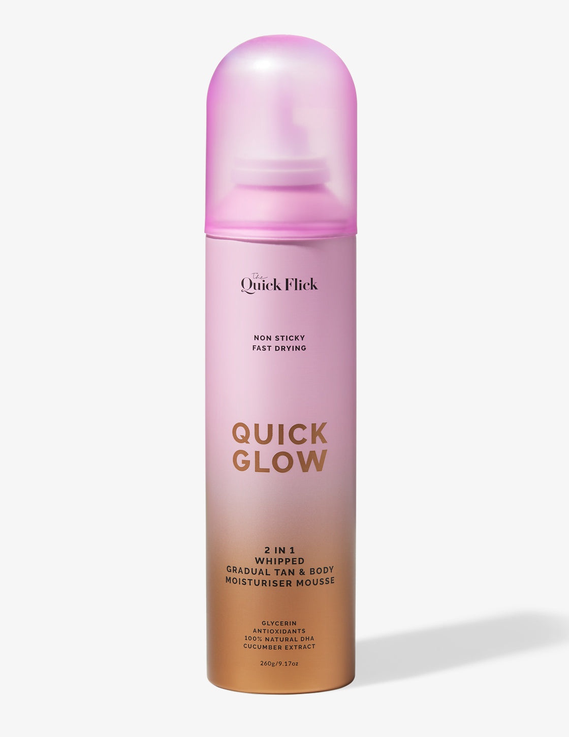 The Quick Flick Whipped Gradual Tan Body Moisturizer Mousse