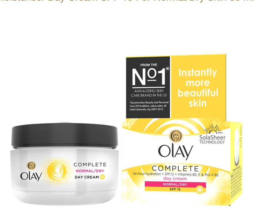Olay Complete Care 3In1 Moisturiser Day Cream Spf 15 For Normal/Dry Skin