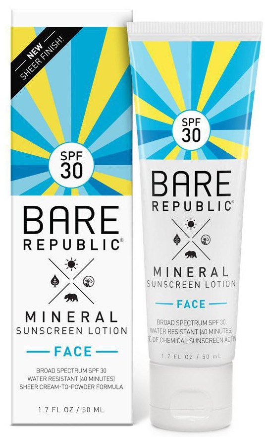 Bare Republic Mineral Spf 30 Face Sunscreen Lotion - Untinted