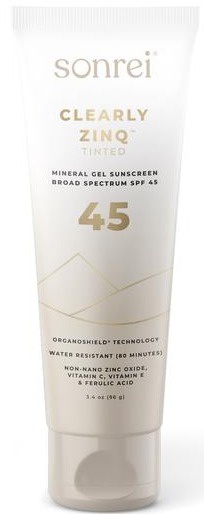 Sonrei Clearly Zinq™ Tinted Mineral Gel Sunscreen SPF 45