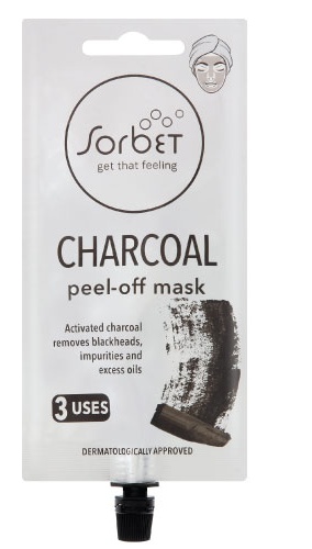 SORBET Charcoal Peel Off Mask