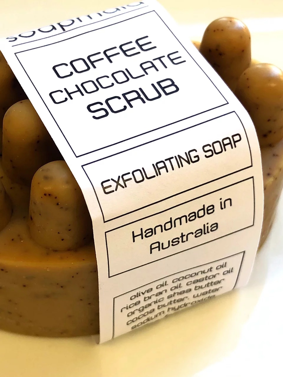 Soapmaid Coffee Chocolate Scrub Exfoliating Soap