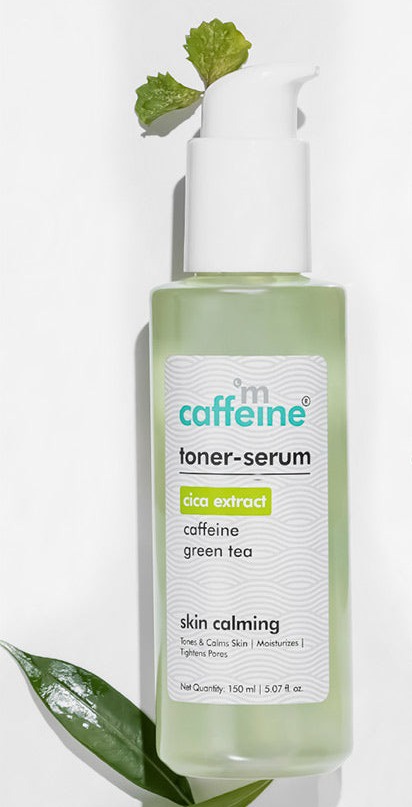 MCaffeine Cica Green Tea 2 In 1 Toner Serum