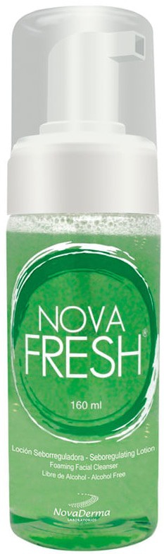 NovaDerma Nova Fresh Seboregulating Lotion Foaming Facial Cleanser