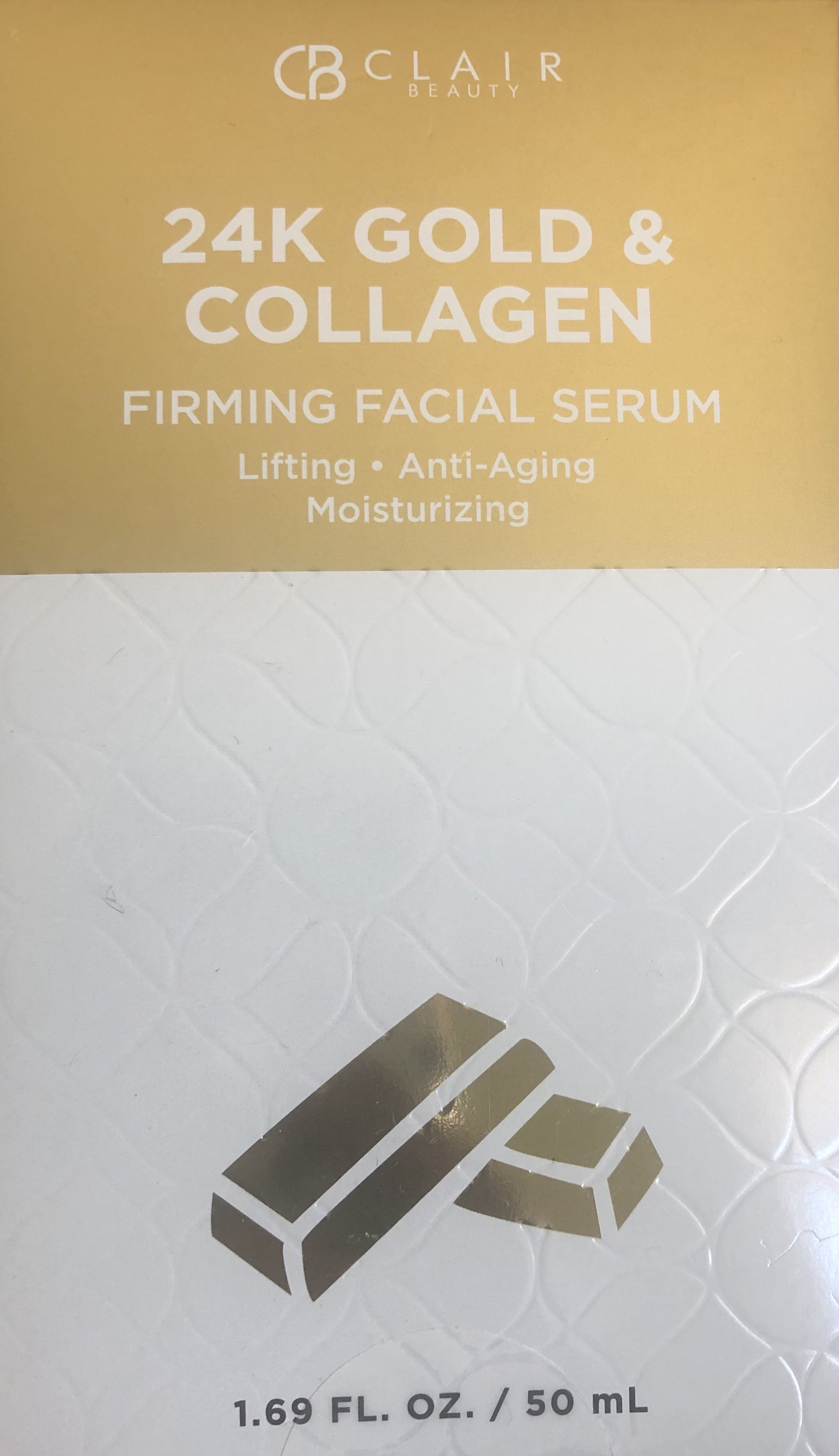 Clair Beauty 24K Gold & Collagen  Firming Facial Serum