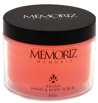 Memoriz Aroma Hand & Body Scrub Rose