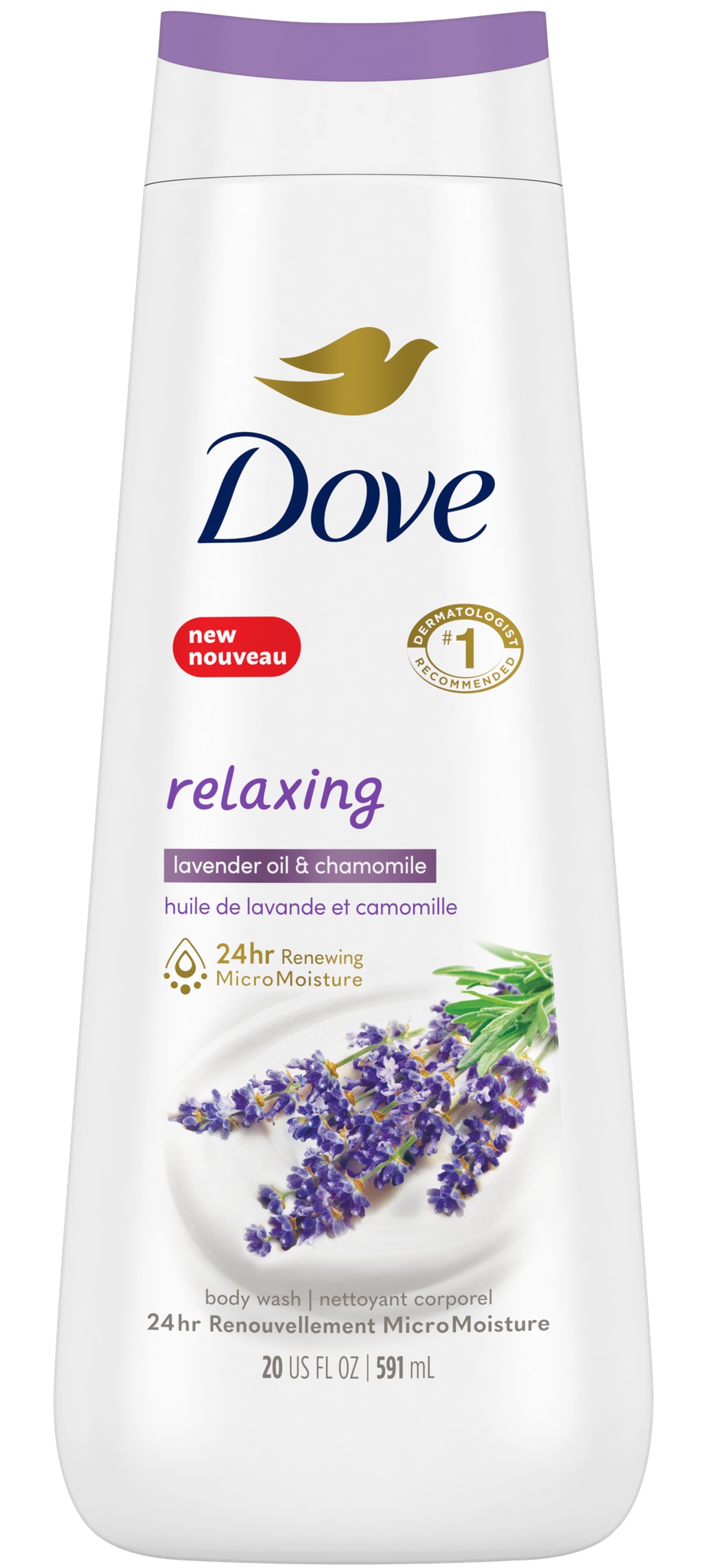Dove Relaxing Lavender Oil And Chamomile Body Wash