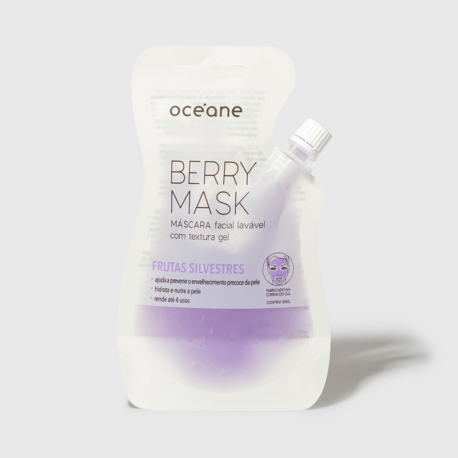 Oceane Berry Mask - Máscara Facial De Frutas Silvestres