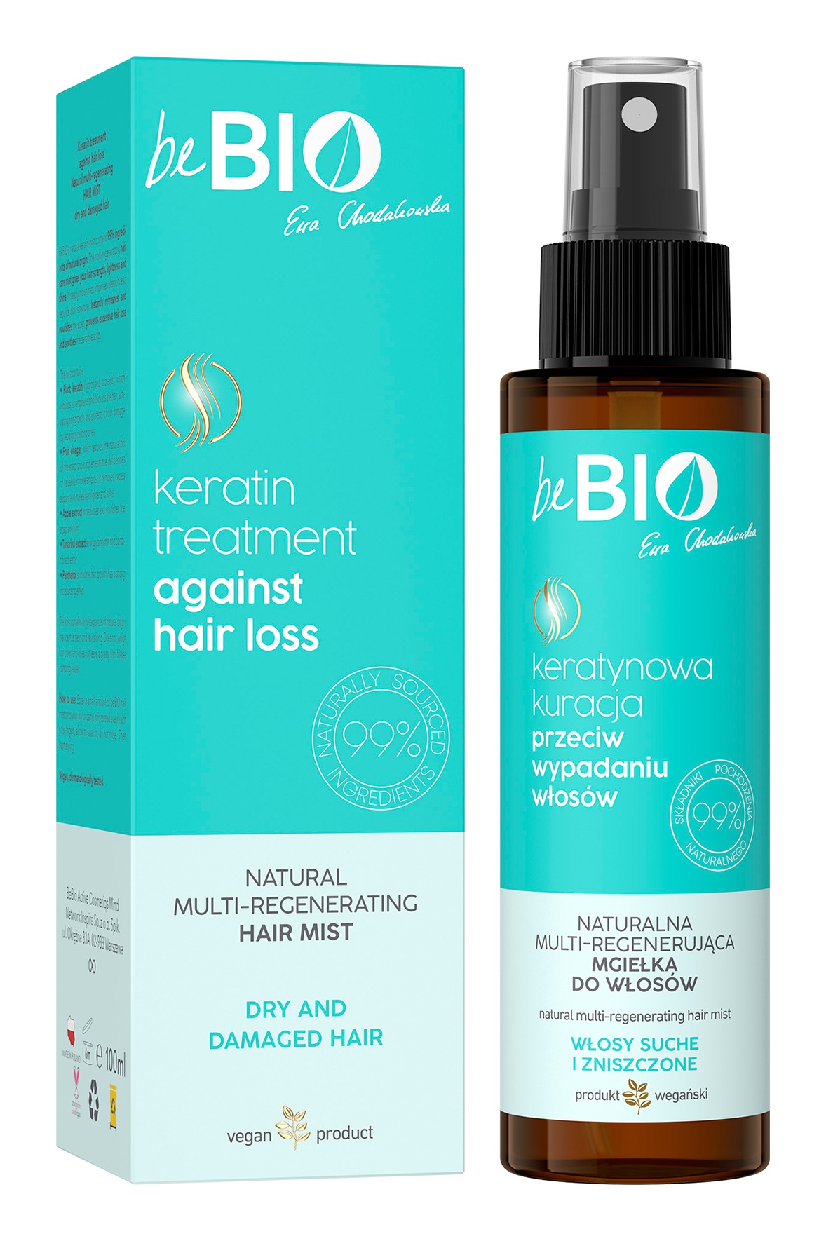 be BIO Keratin Treatment Natural Multi-Regenerating Hair Mist