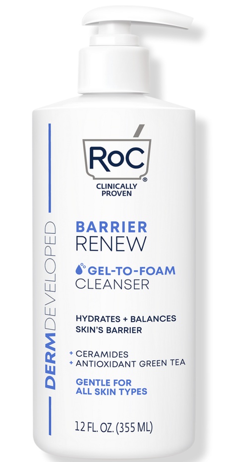 RoC Barrier Renew Gel-to-foam Cleanser