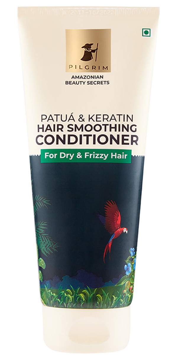 Pilgrim Amazonian Patuá & Keratin Hair Smoothing Conditioner For Dry & Frizzy Hair With Sacha Inchi