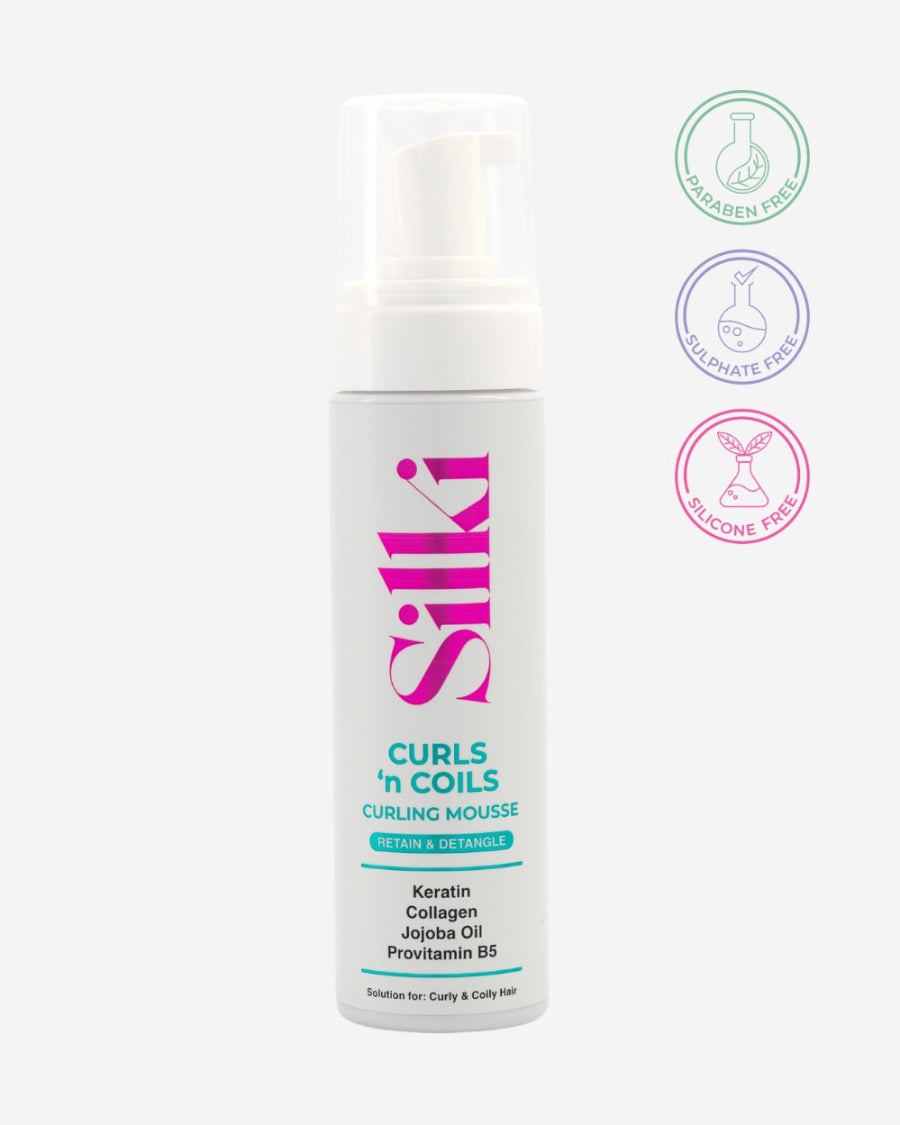 Silki Curls'n Coils Styling Mousse -