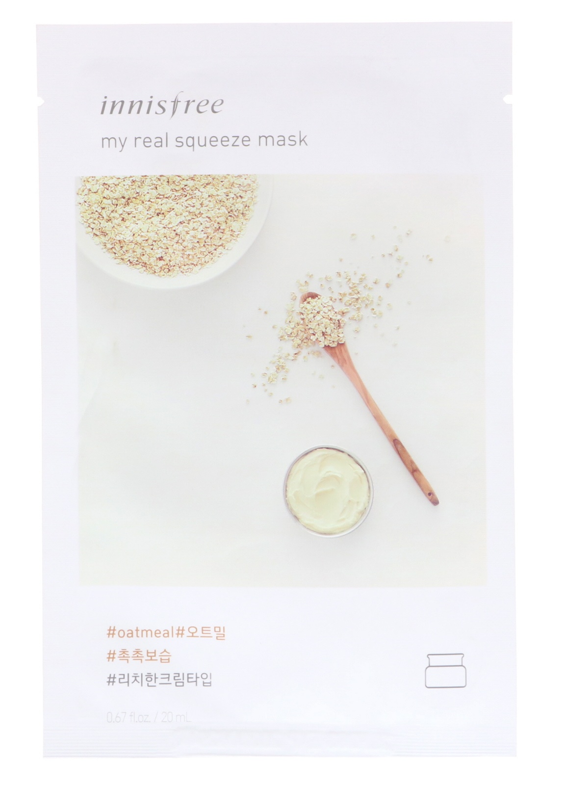 innisfree My Real Squeeze Mask Ex - Oatmeal