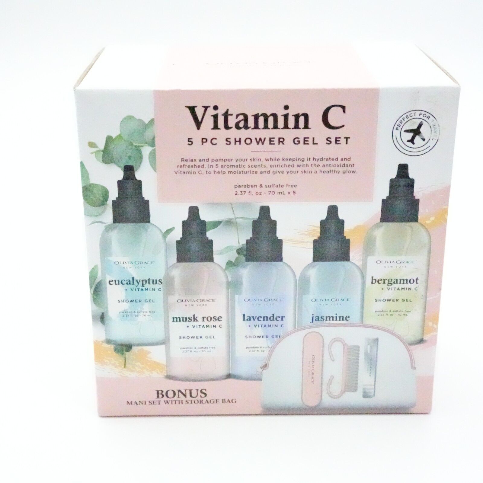 Olivia Grace New York Vitamin C Shower Gel Set